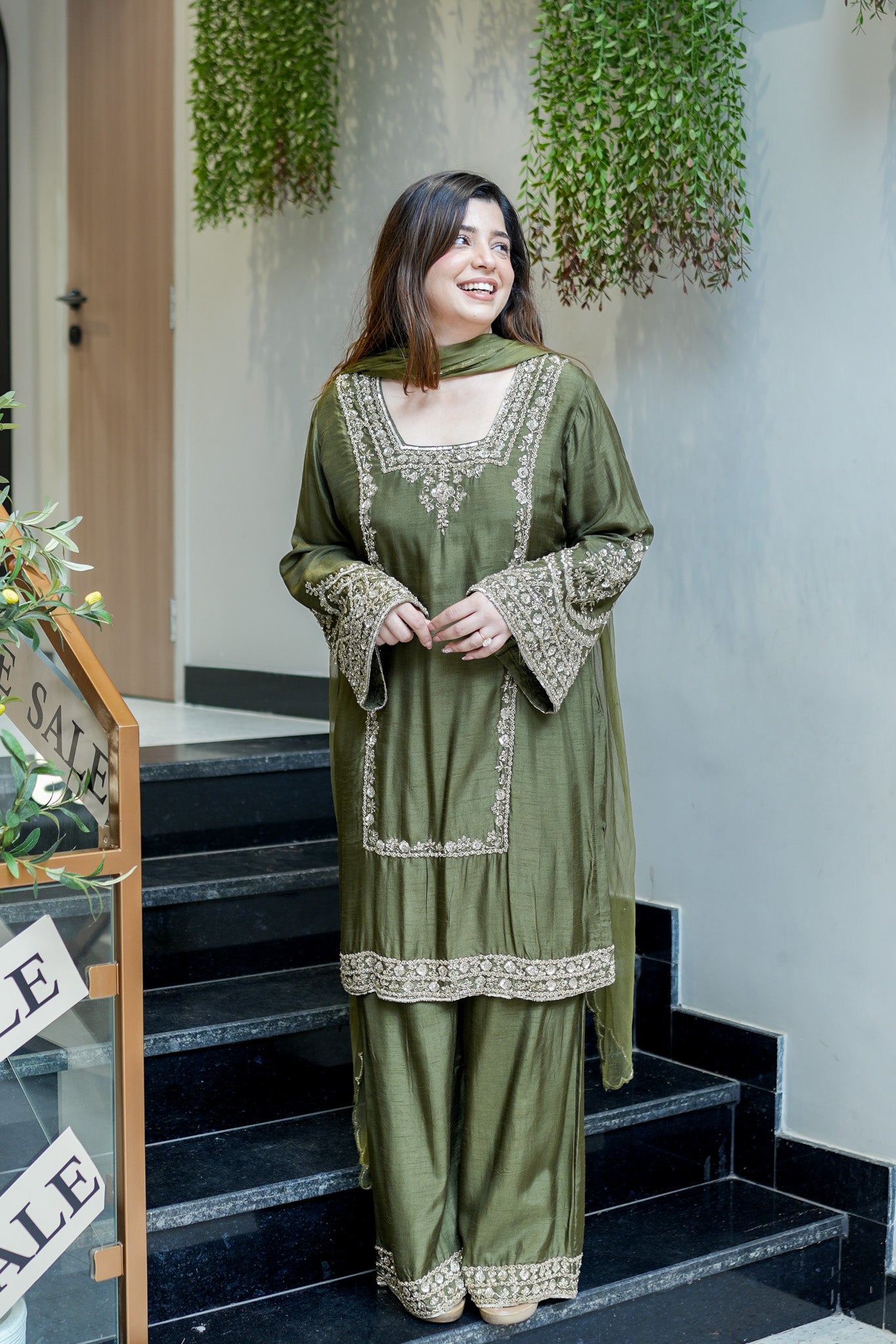 Kamya Hand Embroidered Suit Set