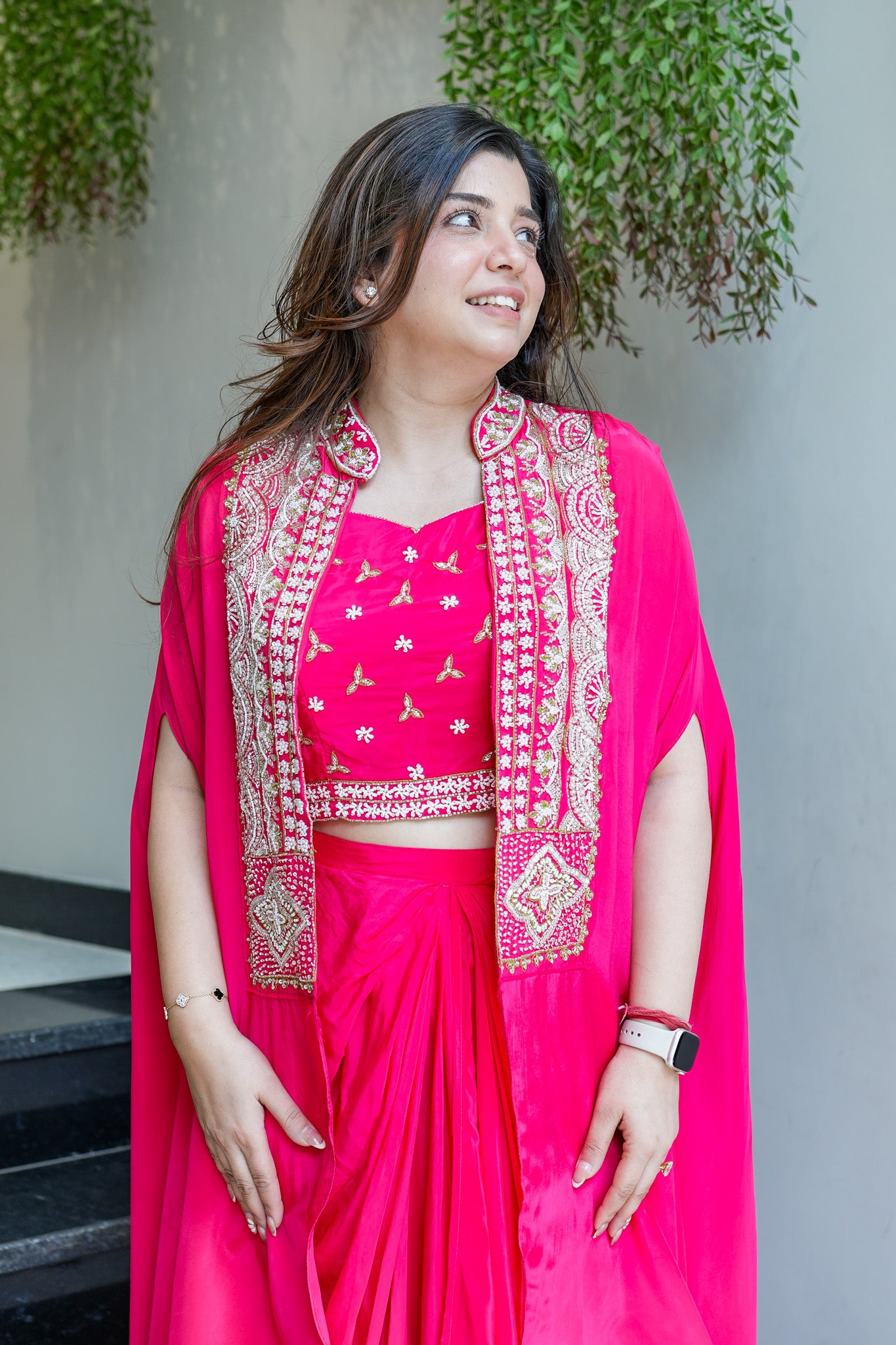 Jaya Embroidered Three Piece Set