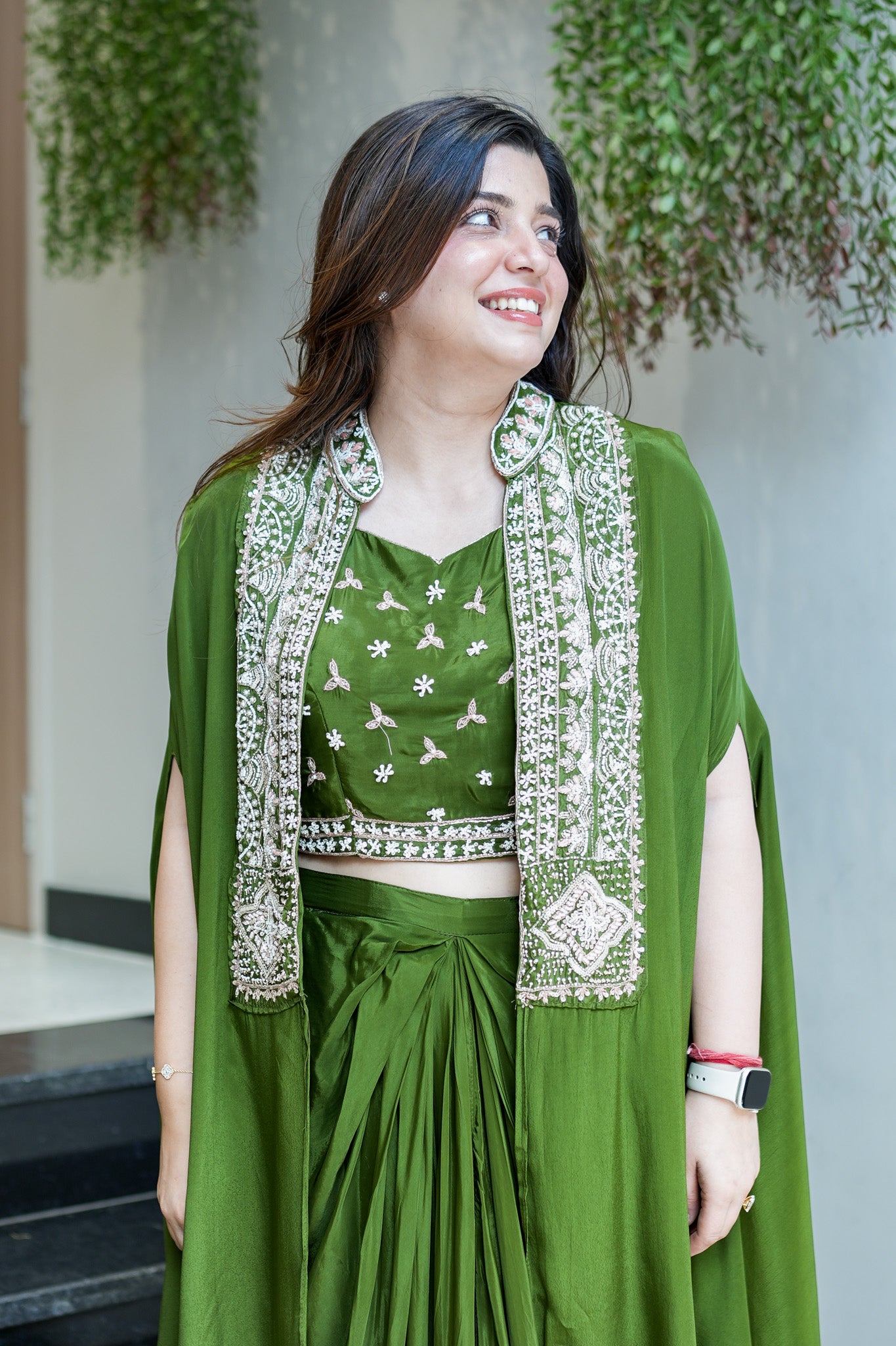Jaya Embroidered Three Piece Set