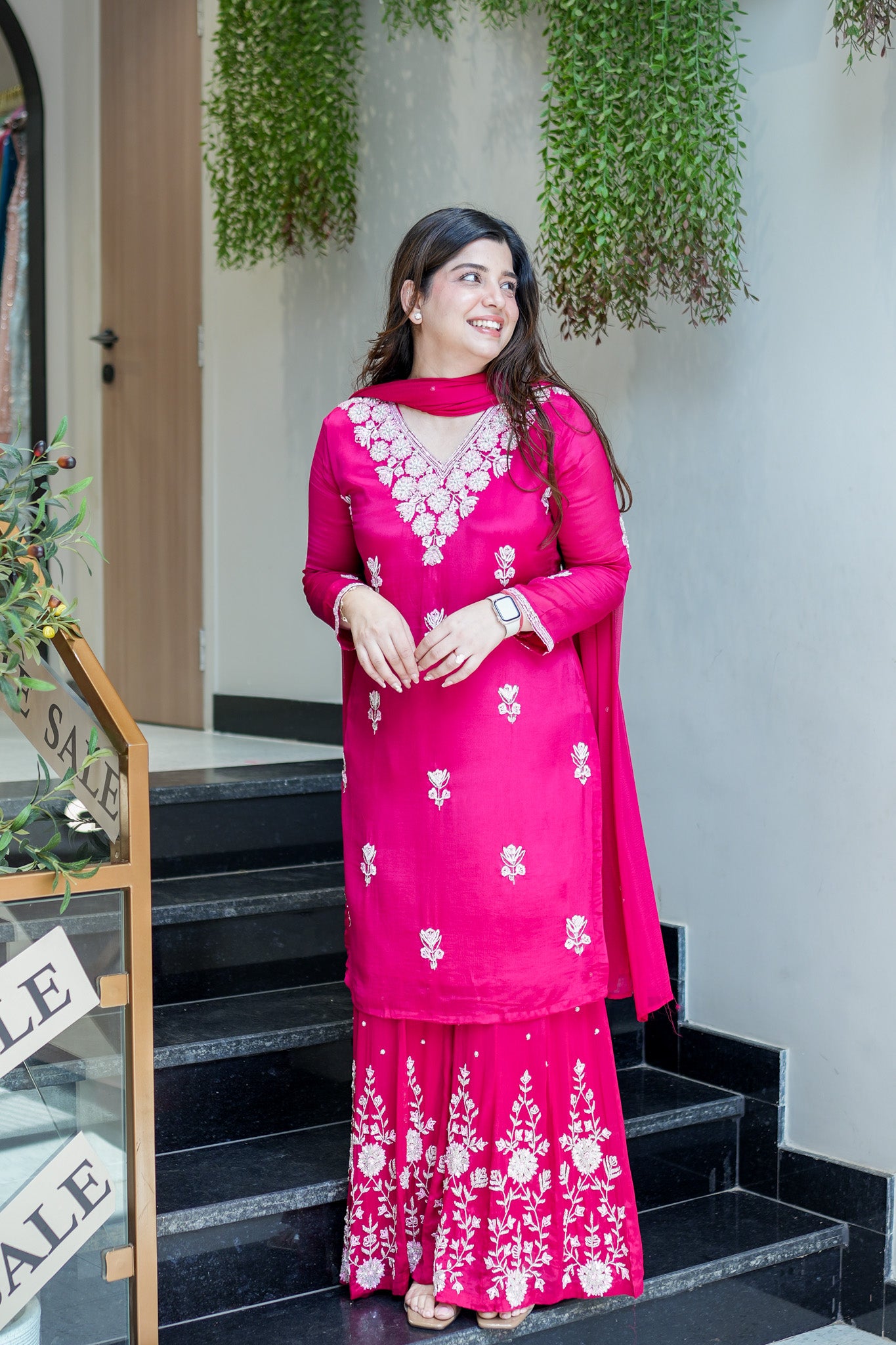 Vidya Hand Embroidered Sharara Set