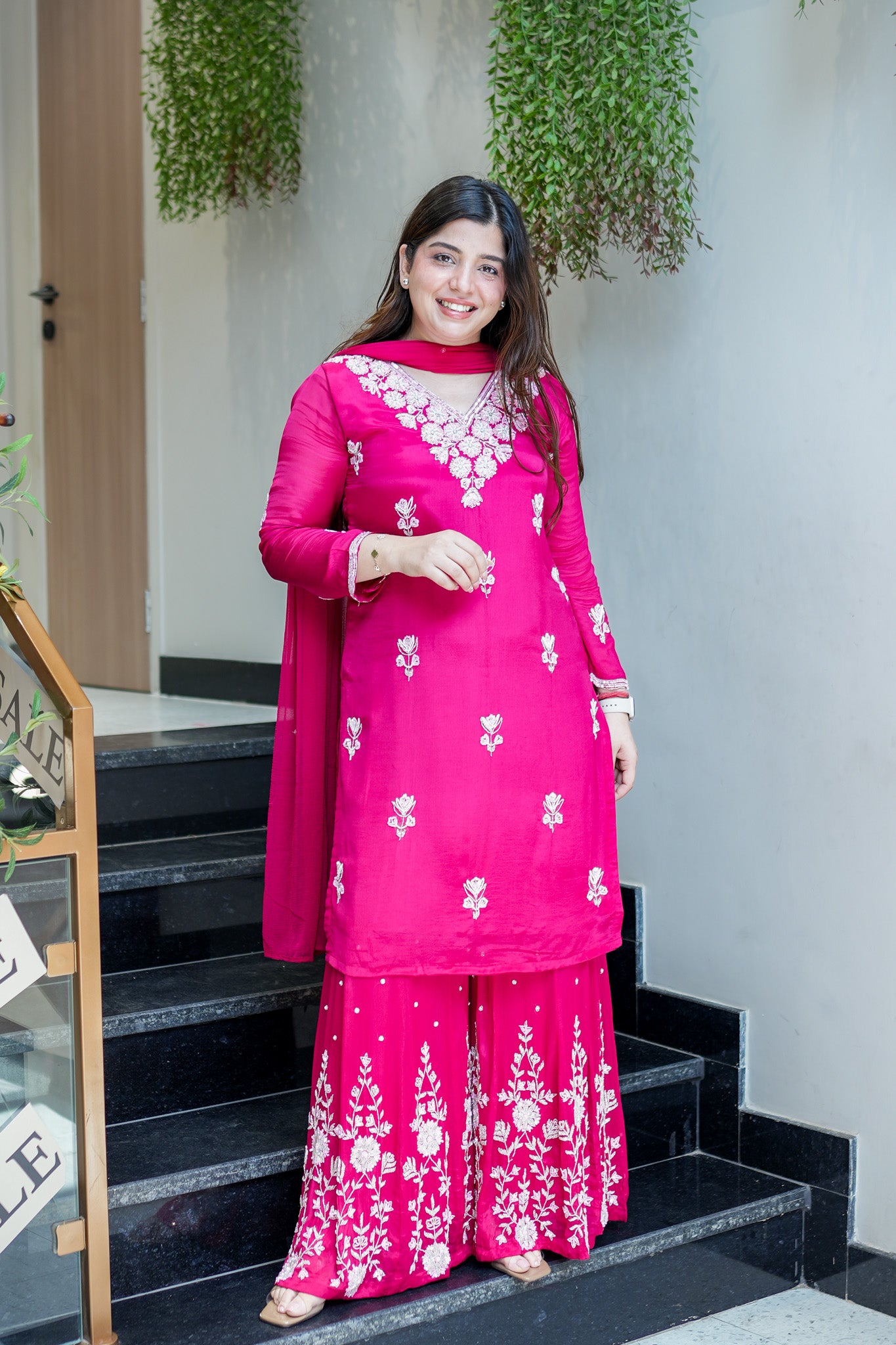 Vidya Hand Embroidered Sharara Set