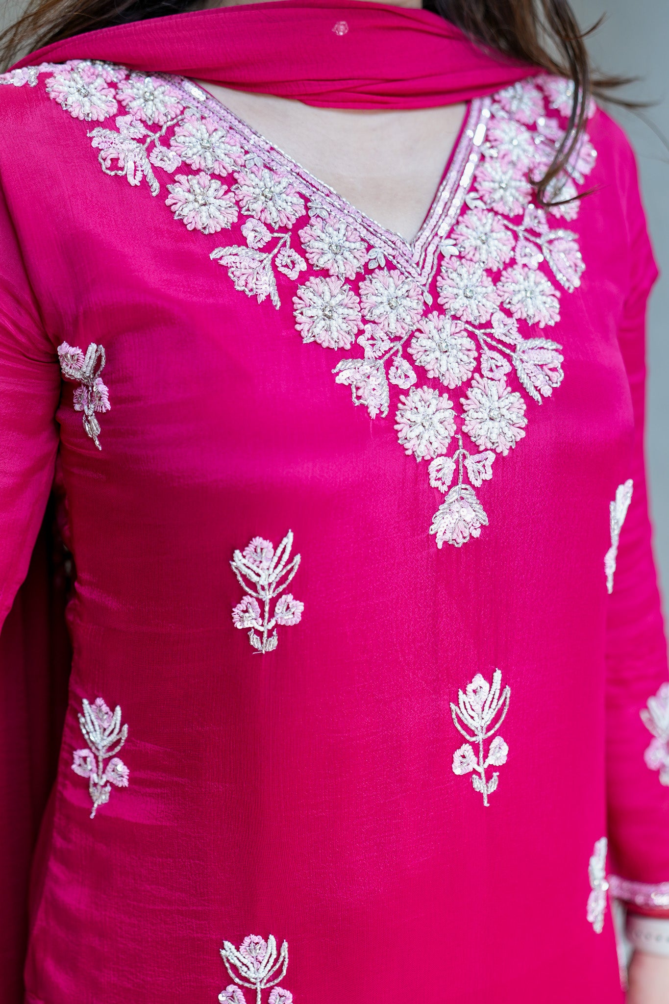 Vidya Hand Embroidered Sharara Set