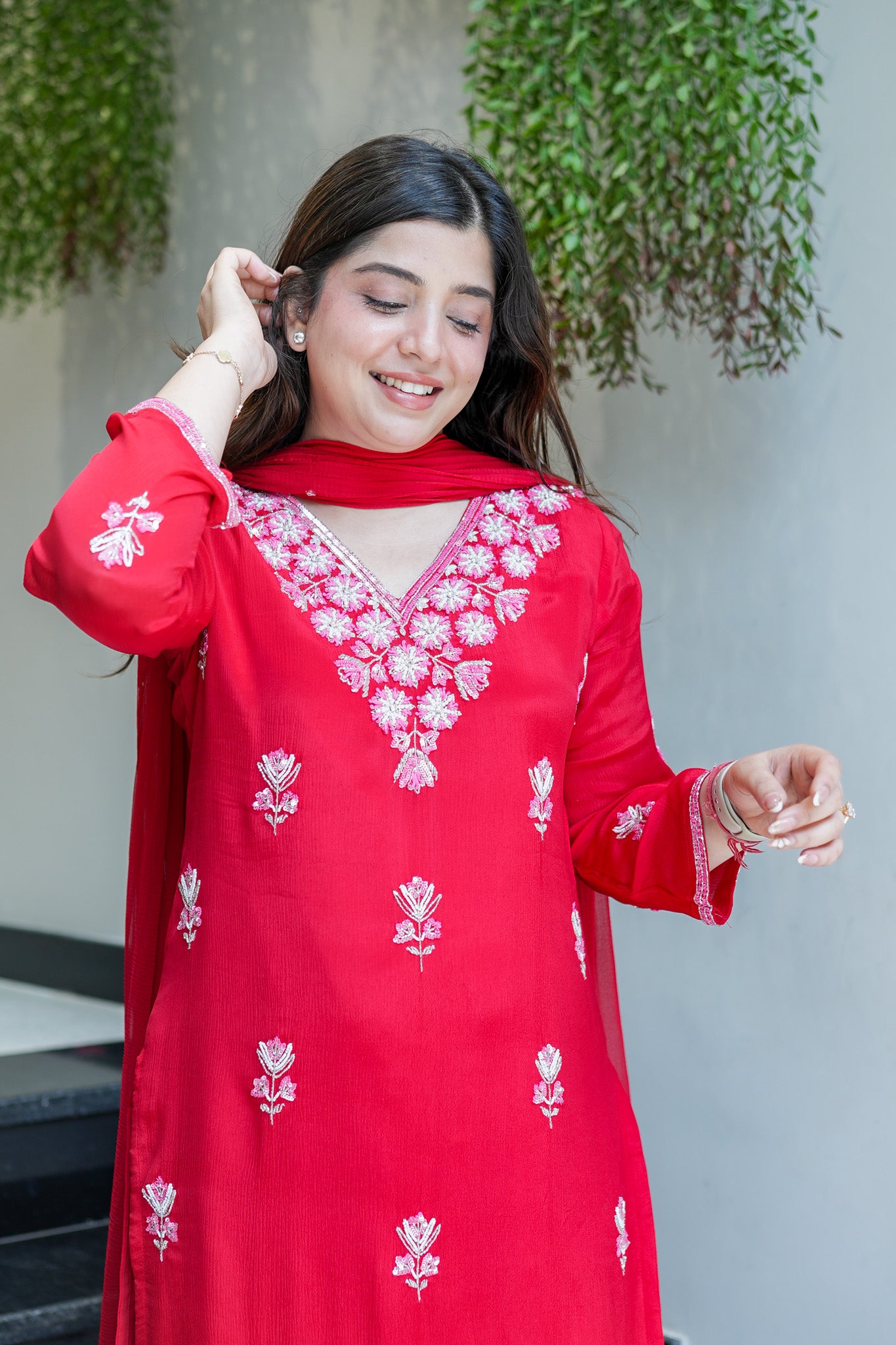 Vidya Hand Embroidered Sharara Set