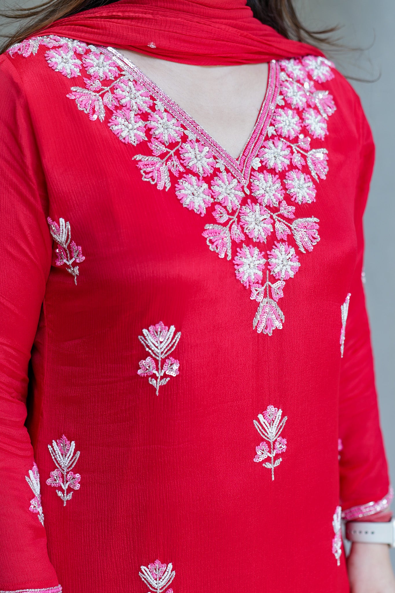 Vidya Hand Embroidered Sharara Set