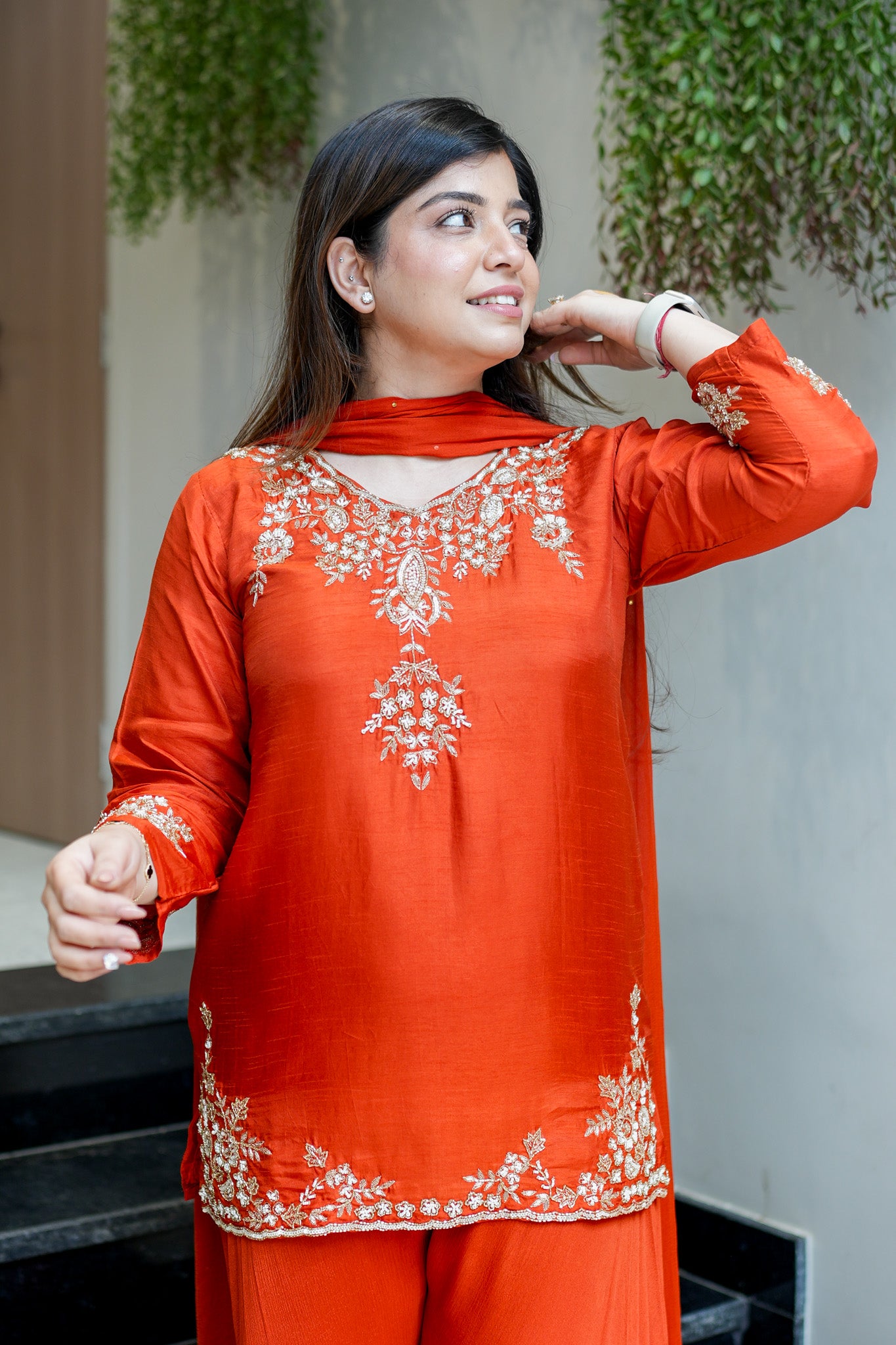 Harini Embroidered Garara Set