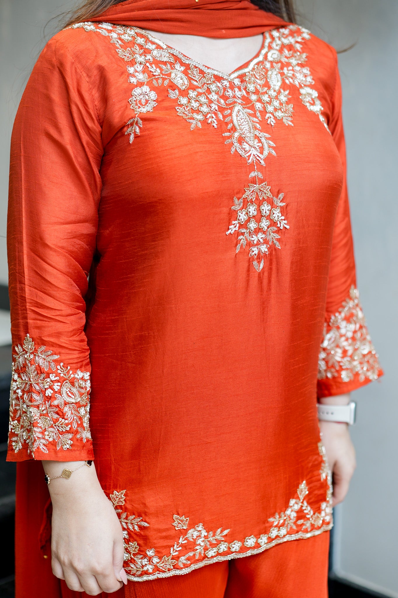 Harini Embroidered Garara Set