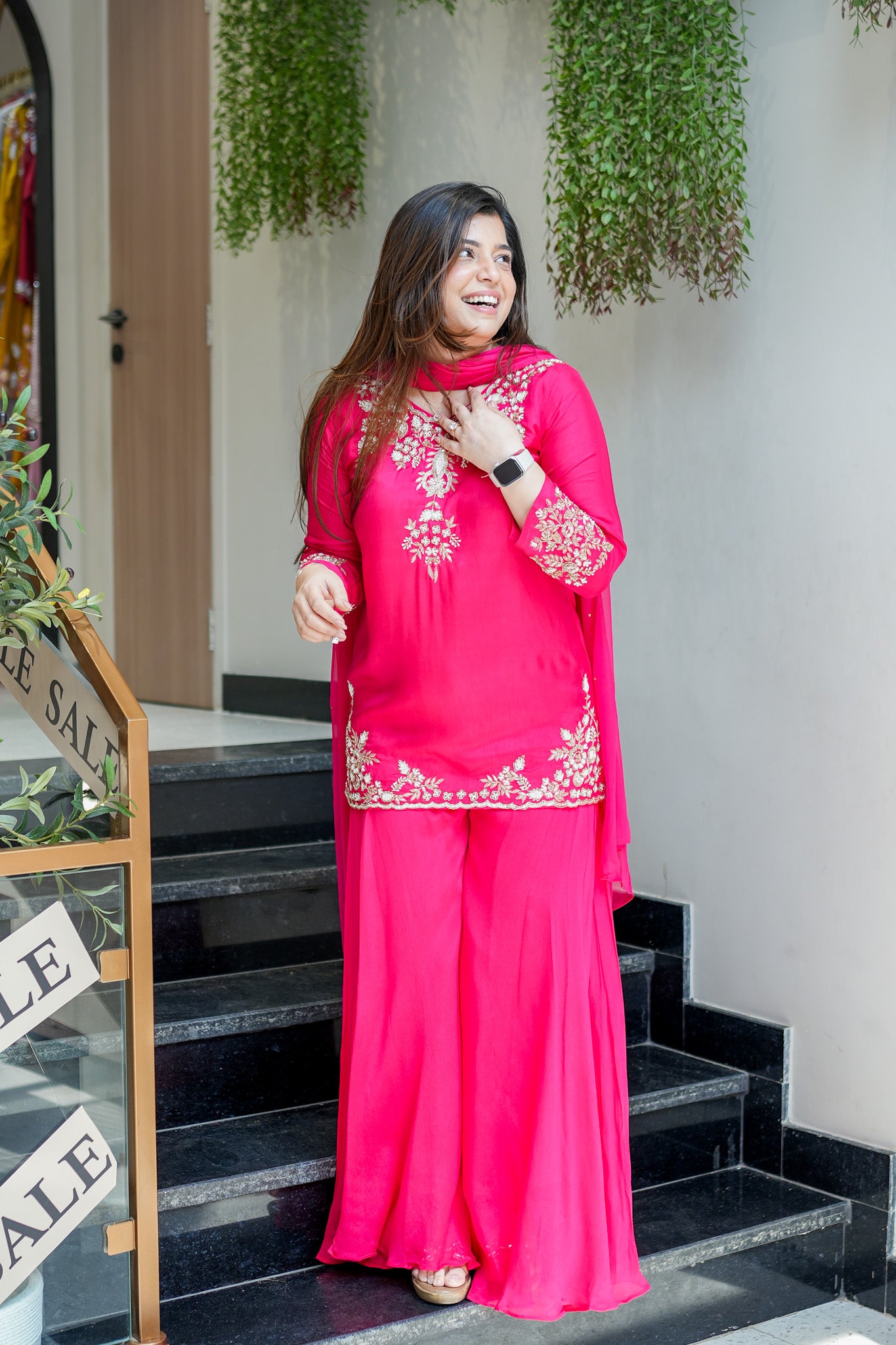Harini Embroidered Garara Set