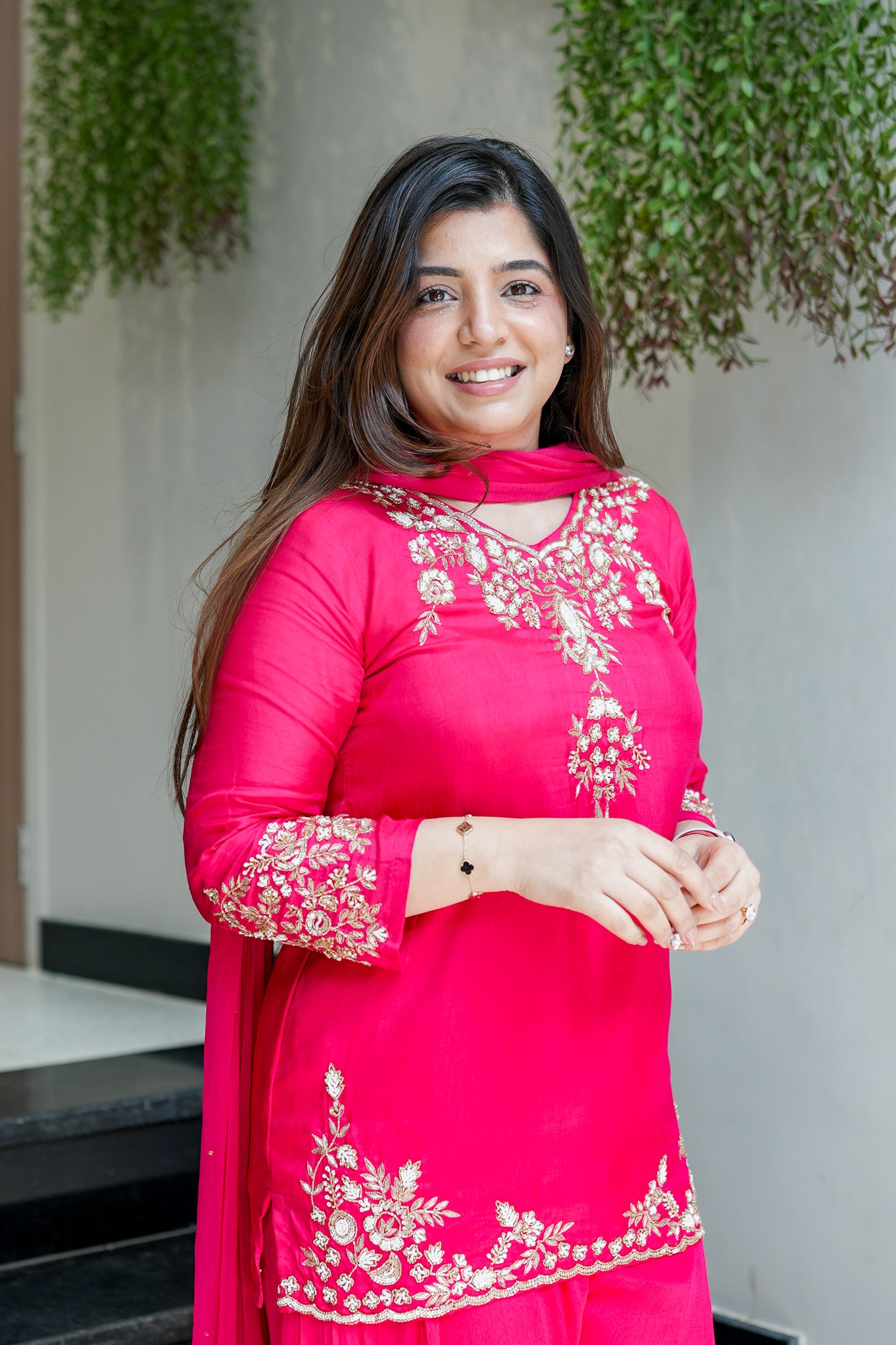 Harini Embroidered Garara Set