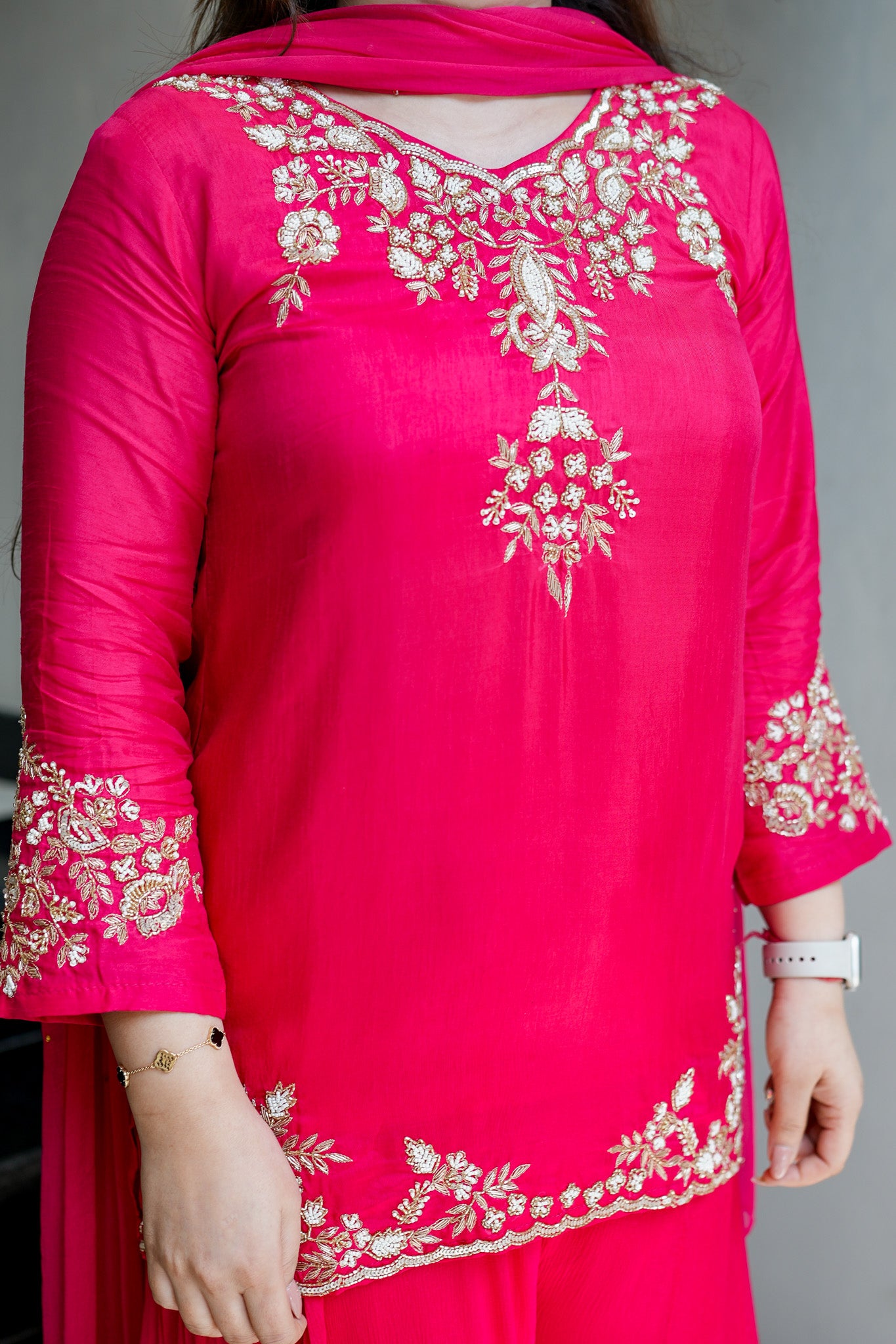 Harini Embroidered Garara Set