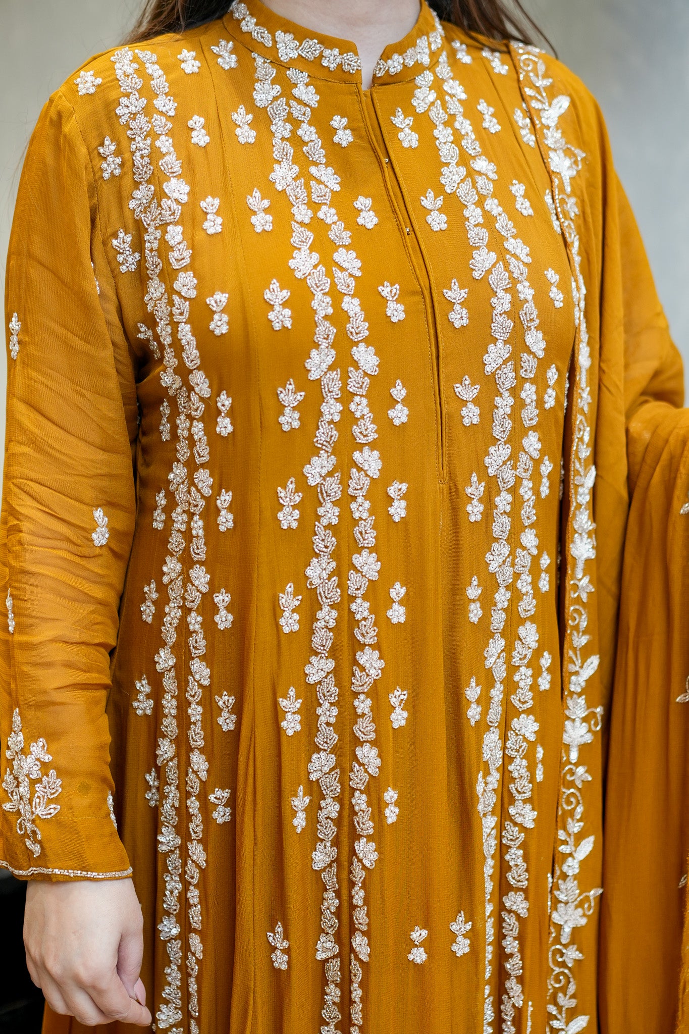 Ketki Hand Embroidered Anarkali Suit Set