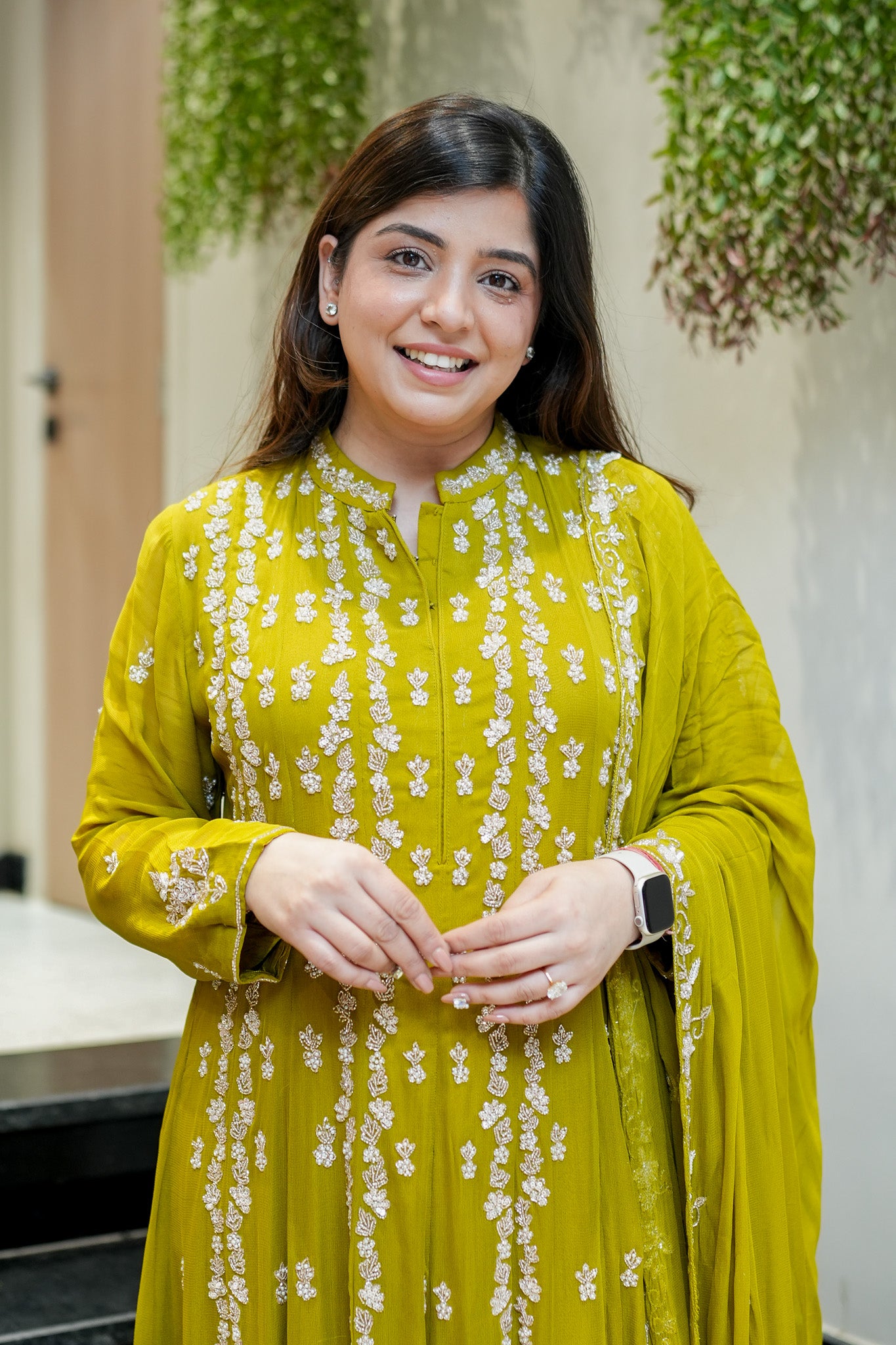 Ketki Hand Embroidered Anarkali Suit Set