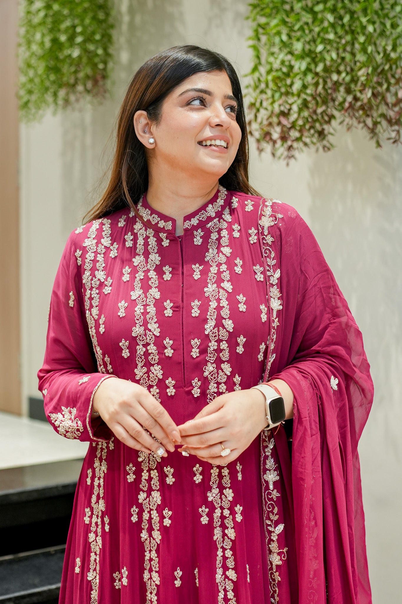 Ketki Hand Embroidered Anarkali Suit Set