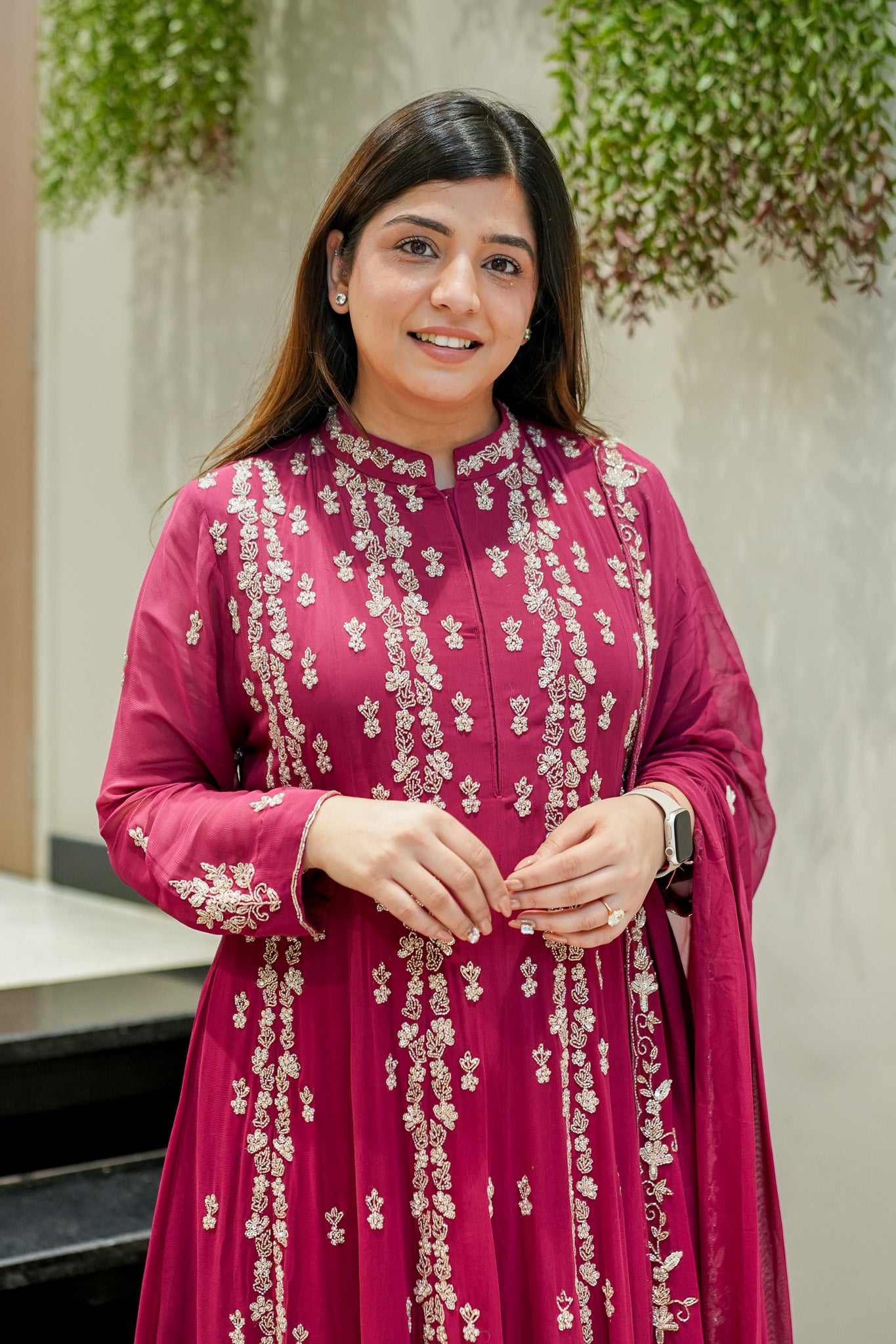 Ketki Hand Embroidered Anarkali Suit Set