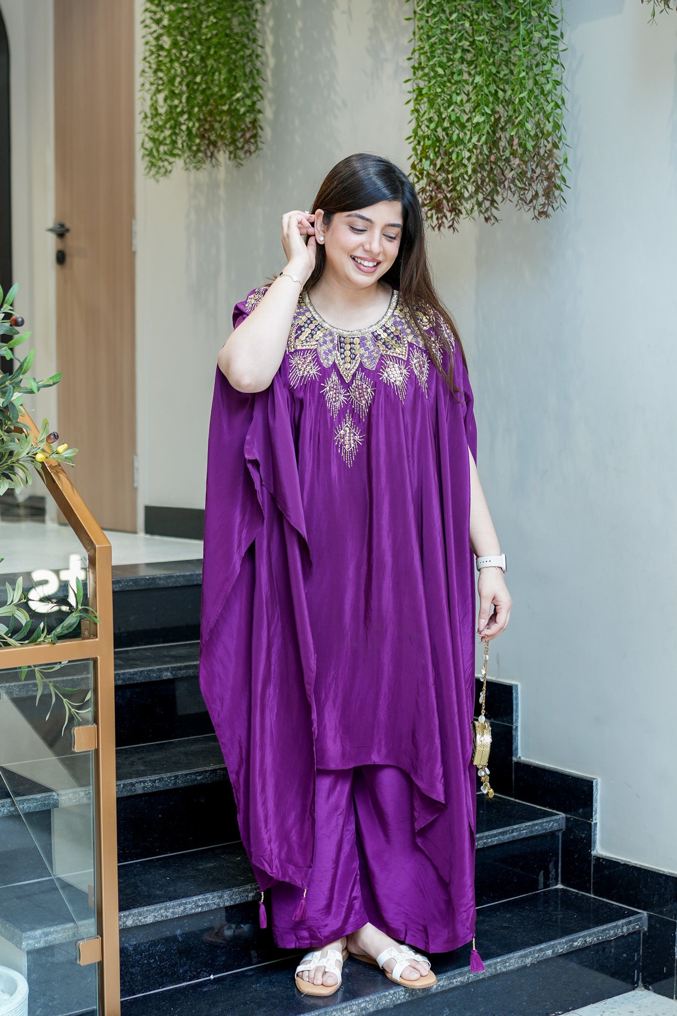 Saisha Embroidered Co ord Set