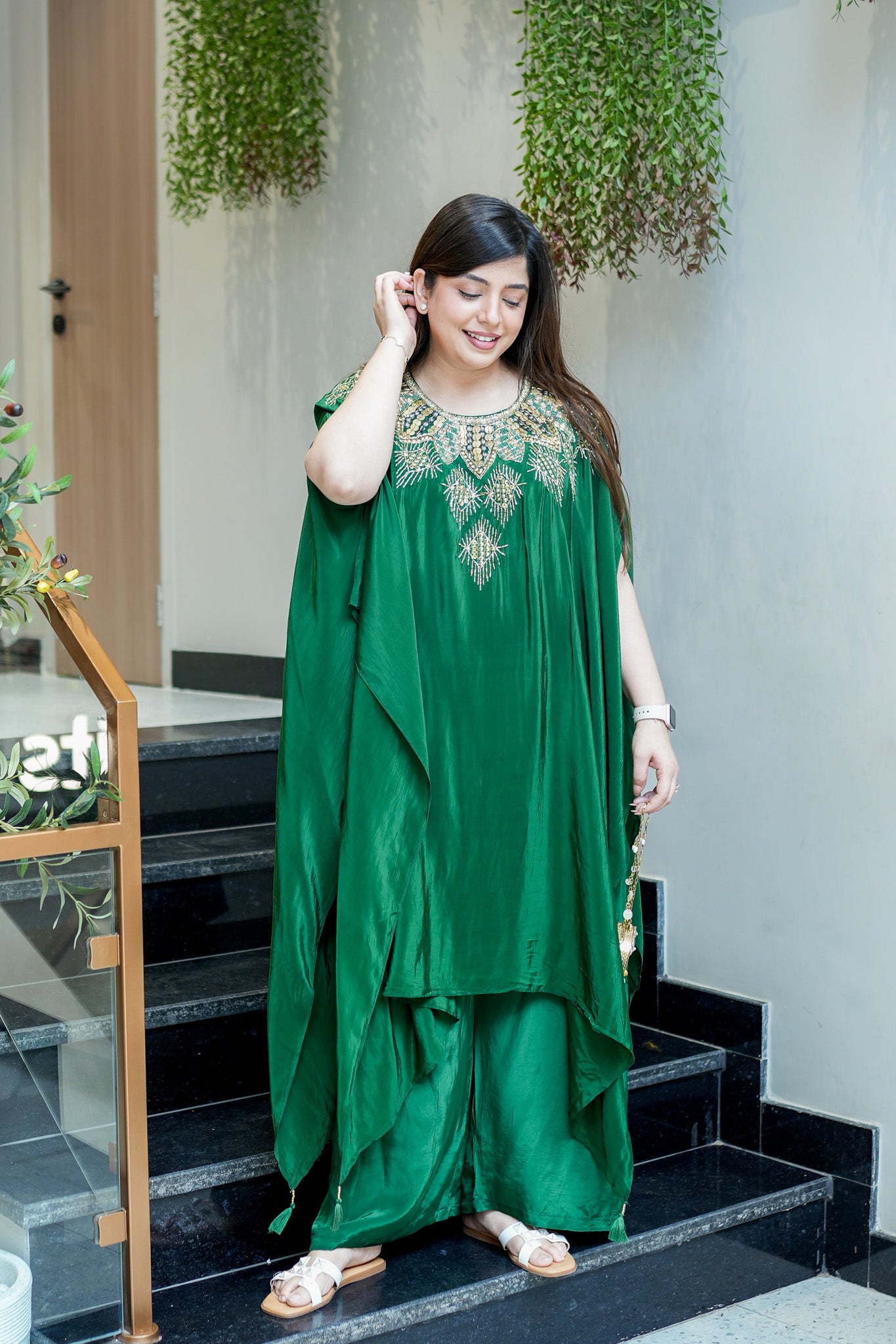 Saisha Embroidered Co ord Set