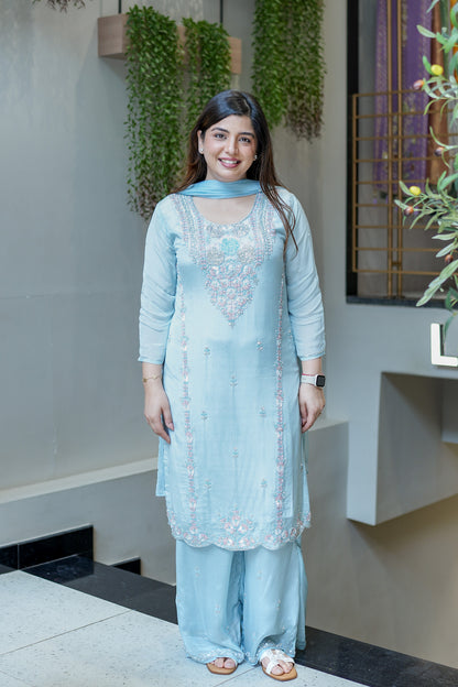 Suhani Embroidered Suit Set