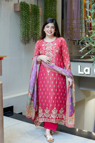 Lavani Gotta Detailing A Line Suit Set