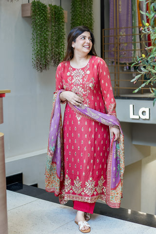 Lavani Gotta Detailing A Line Suit Set