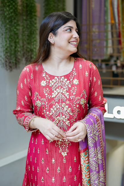Lavani Gotta Detailing A Line Suit Set