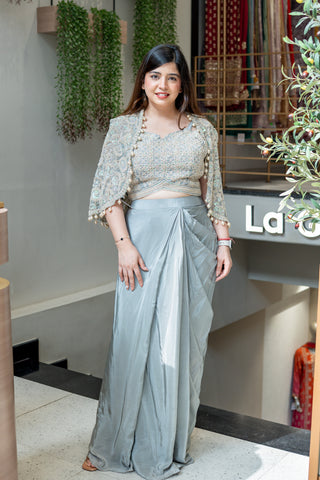 Anahita Hand Embroidered Three Piece Set