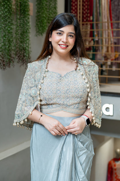 Anahita Hand Embroidered Three Piece Set