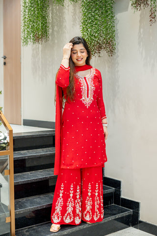 Keesha Hand Embroidered Suit Set