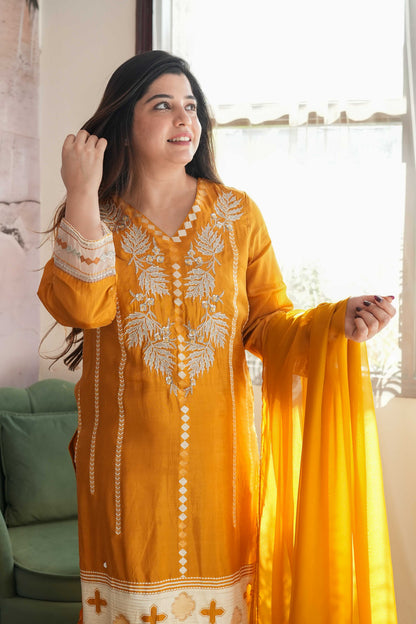 Sehri Thread Embroidered Suit Set