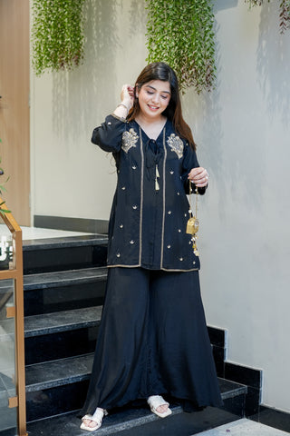 Farida Embroidered Co ord Set