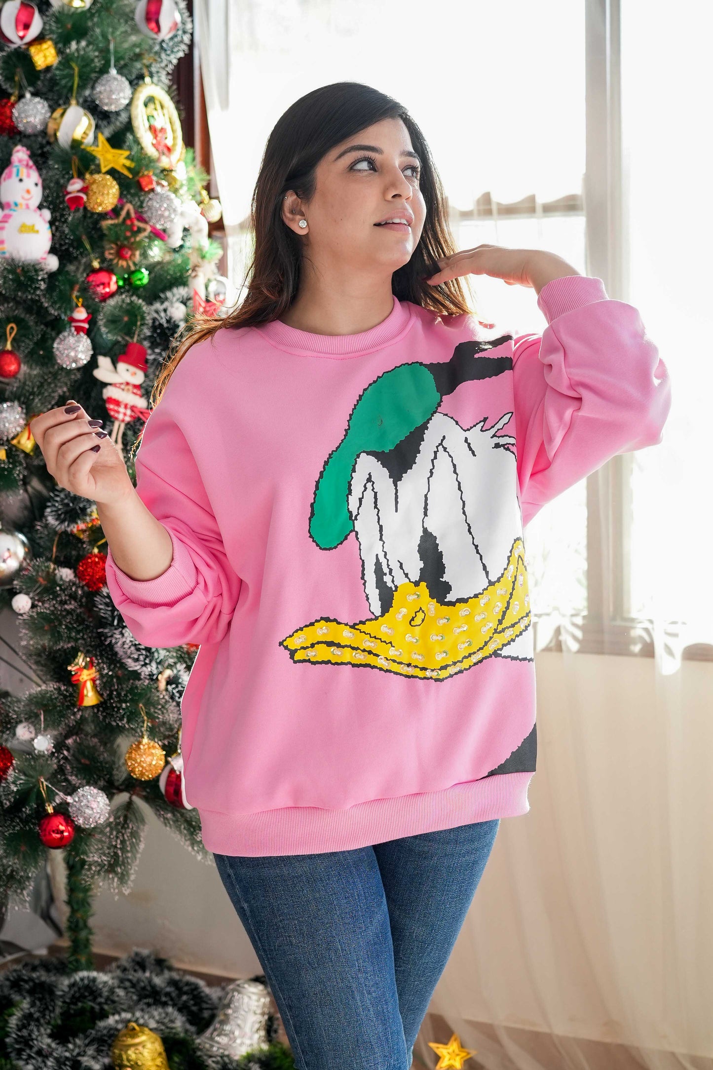 Amira Donald Duck Sweatshirt