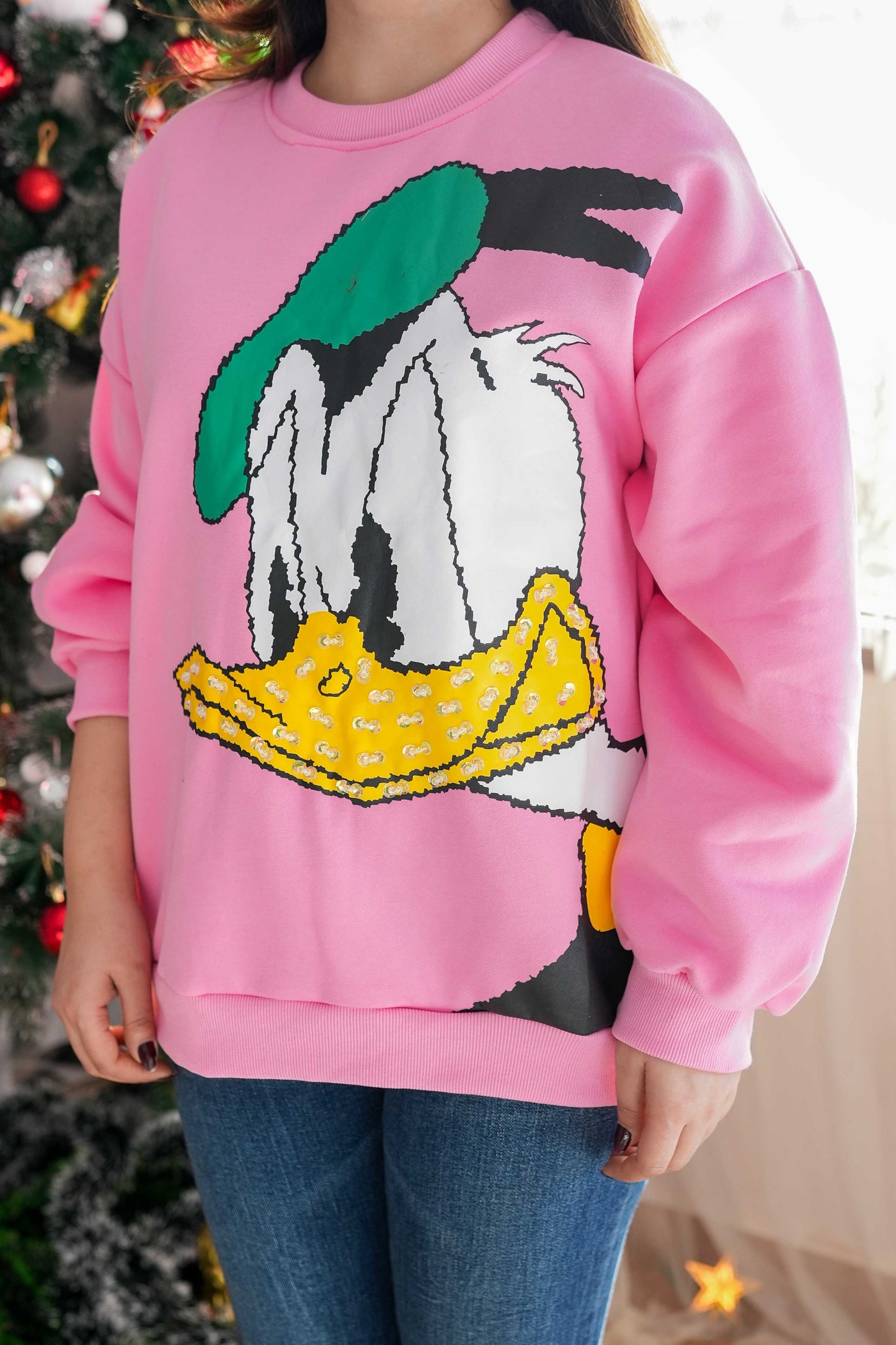 Amira Donald Duck Sweatshirt