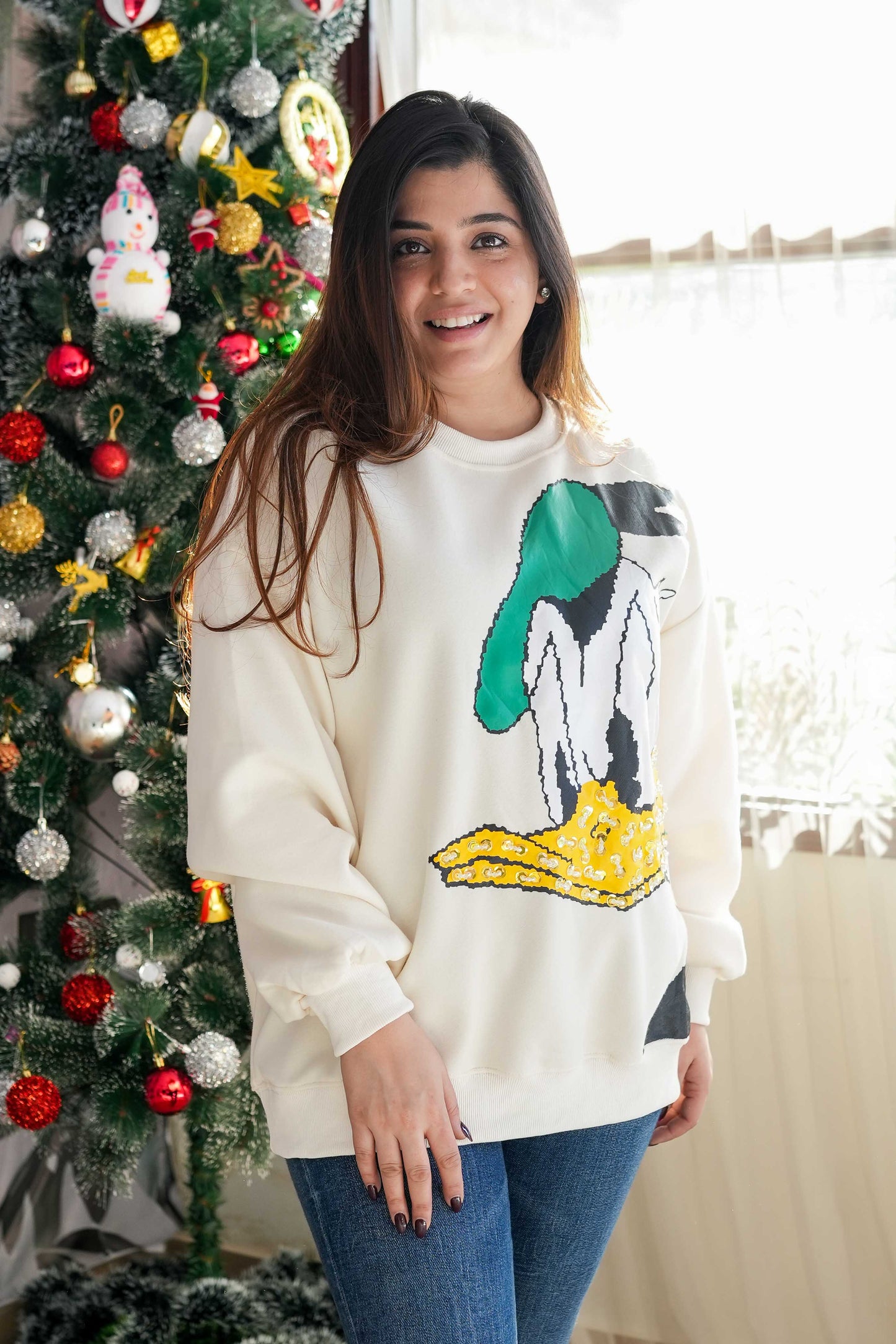 Amira Donald Duck Sweatshirt