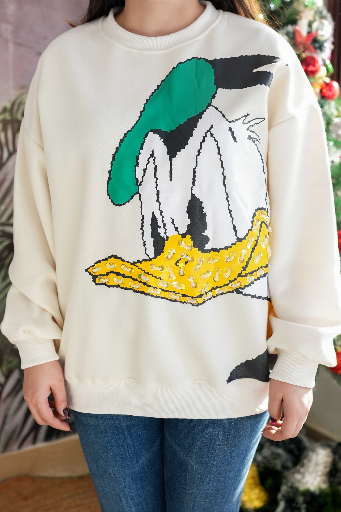 Amira Donald Duck Sweatshirt