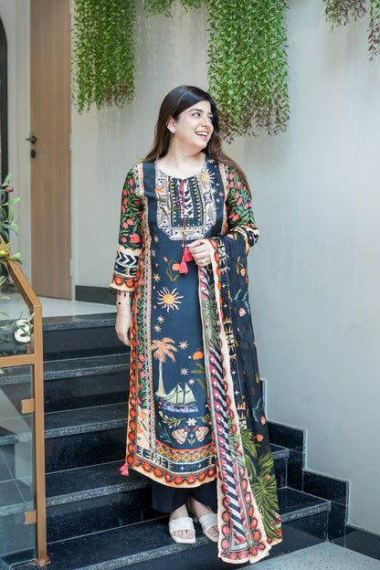 Aarvi Printed Suit Set