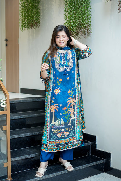 Aarvi Printed Suit Set