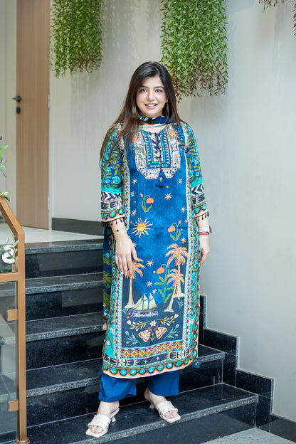 Aarvi Printed Suit Set