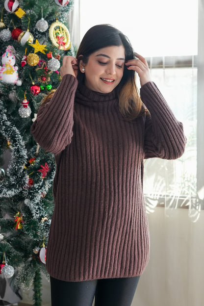 Rebecca Knitted Long Top