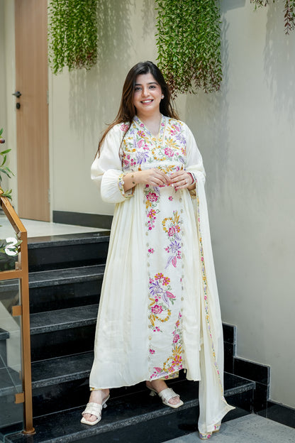 Kimaya Floral Detailing Suit Set