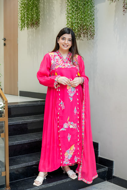 Kimaya Floral Detailing Suit Set