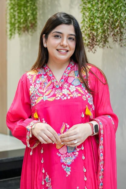 Kimaya Floral Detailing Suit Set