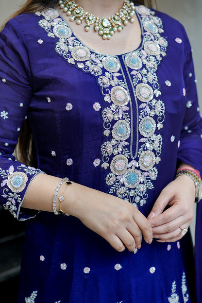 Tashi Embroidered Anarkali