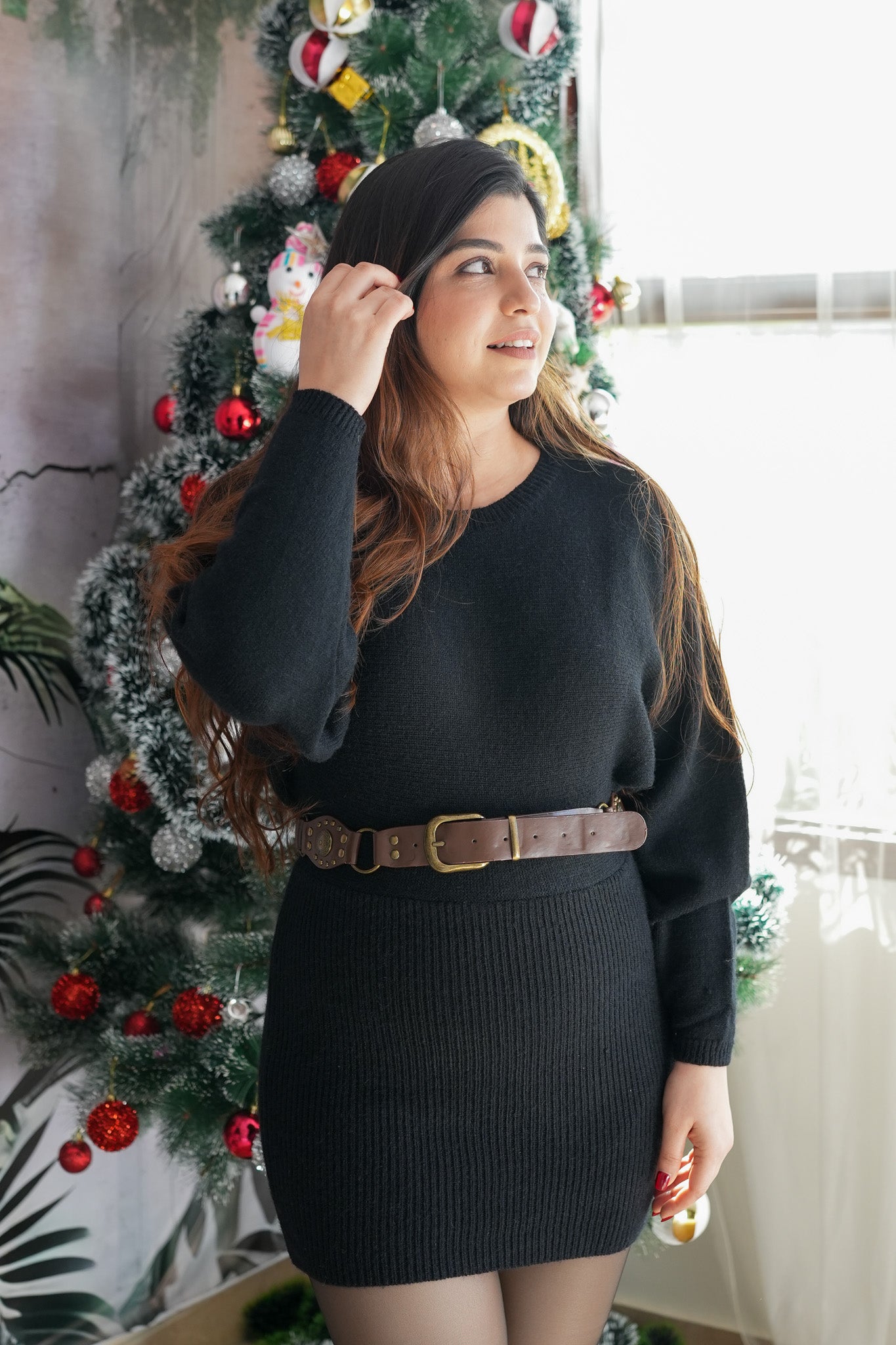 Miro Knitted Dress With Belt