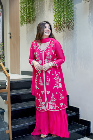 Vibha Hand Embroidered Suit Set