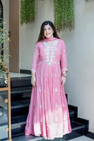 Saniah Embroidered Anarkali