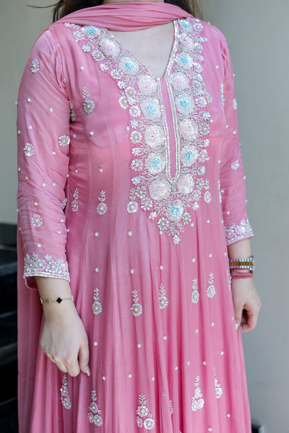 Saniah Embroidered Anarkali