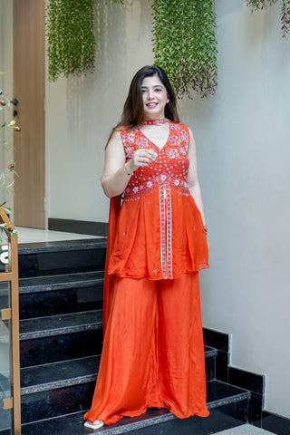 Dhana Embroidered Garara Set