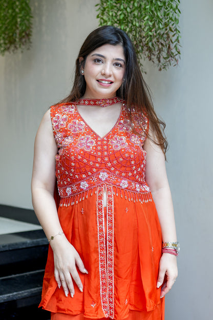 Dhana Embroidered Garara Set