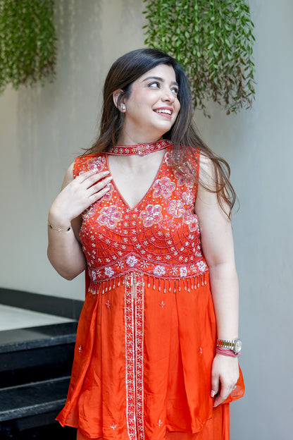 Dhana Embroidered Garara Set