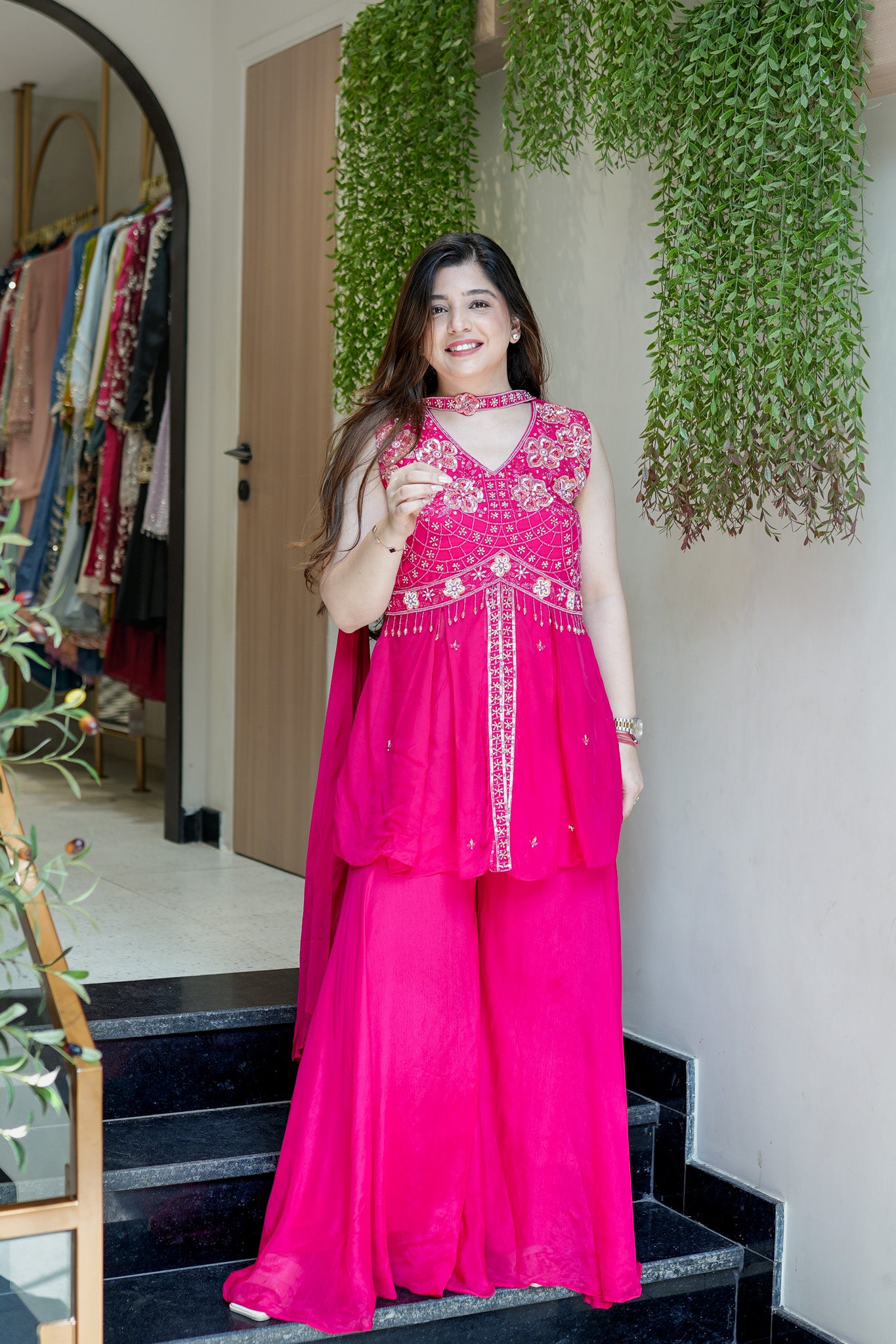 Dhana Embroidered Garara Set