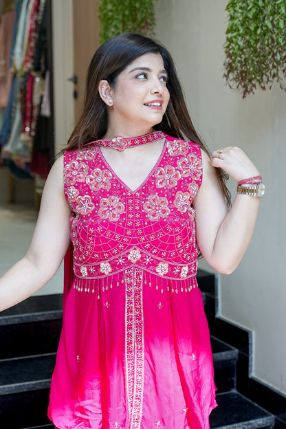 Dhana Embroidered Garara Set