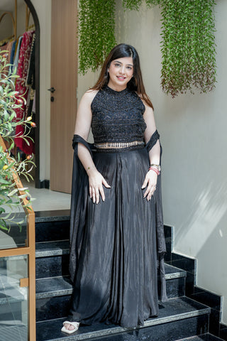 Sukti Hand Embroidered Three Piece Set